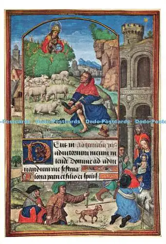 D071492 Bodleian Library. Oxford. C. 62. Anbetung der Hirten und Moses und Bu