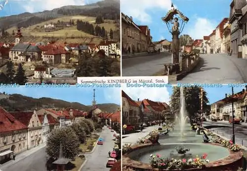 D071552 Sommerfrische Kindberg im Murztal. Stmk. Bildstock und Maibaum. Kindberg
