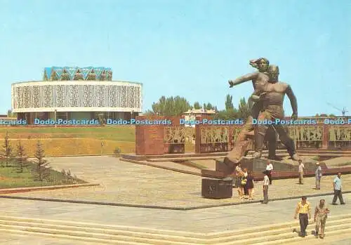 D071568 Taschkent. Denkmal Völkerfreundschaft. Planet Verlag. B. Kr