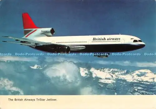 D071691 The British Airways TriStar Jetliner. powered by 3 Rolls Royce RB 211 je