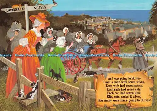 D071868 Lands End. St. Ives. Murray King. Sammlerserie. Cornish Character C