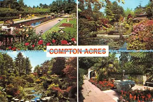 D072242 Compton Acres. Serie Naturfarben. Poole. Dorset. Die fotografische Gr