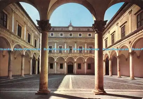 D072463 Urbino. Dukal Palace. Hof. Plurigraf. Kodak Ektachrome