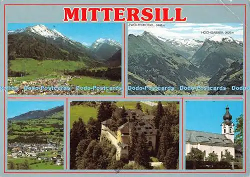 D073870 Mittersill. Erholungsort im Oberpinzgau. Alpina. Multi View. 1990