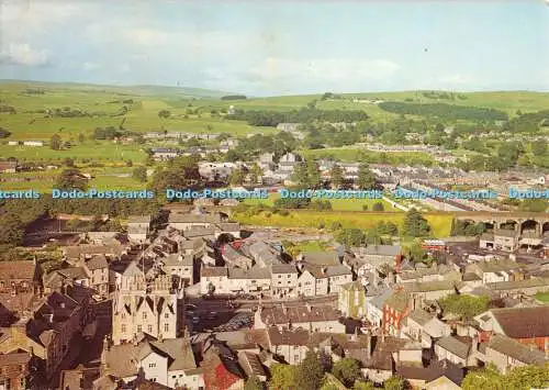D072743 Yorkshire. Settle and Giggleswick From the Castleberg. J. Arthur Dixon.