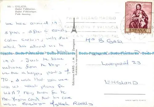 D074179 Galizien. Volkstanz. Paris. J.M
