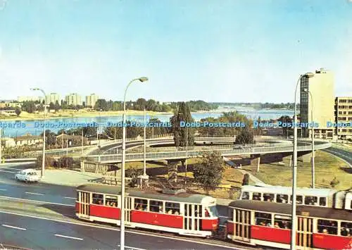 D074199 Warszawa. Slimak Poludniowy Przy Moscie Poniatowskiego. Biuro Wydawniczo