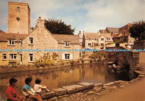 D075594 Dorset. Swanage. Der Mühlenteich. J. Arthur Dixon. 1984