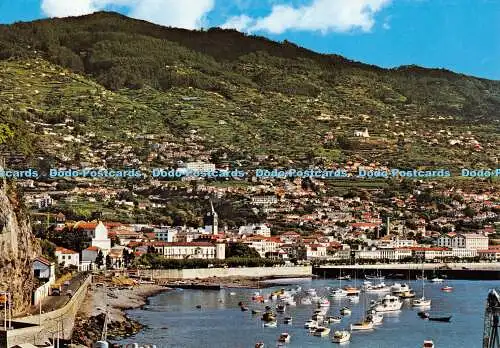 D073036 Funchal. Madeira. Ostansicht. Hans Huber. Garmisch Partenkirchen. F.R