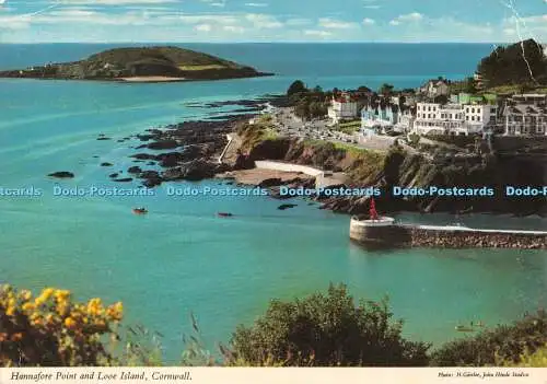 D074454 Cornwall. Hannafore Point und Looe Island. John Hinde. H. Gossler