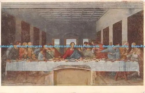 D073131 Milano. Refettorio di S.M. Delle Grazie. L Ultima Cena. Leonardo da Vin