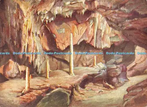 D077061 Berühmter Stalagmit. Kents Cavern. Torquay. Herbert Truman. A.R.W.A. Nein