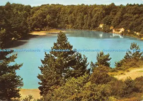 D077063 Der blaue Pool. Wareham. Farbe Cotman. Jarrold