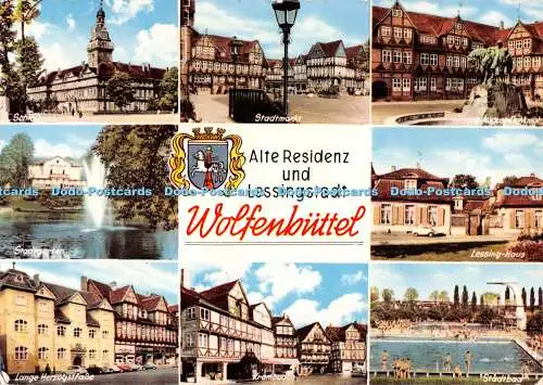 D074686 Alte Residenz und Lessingstadt. Wolfenbüttel. Cramers. 1963. Multi View