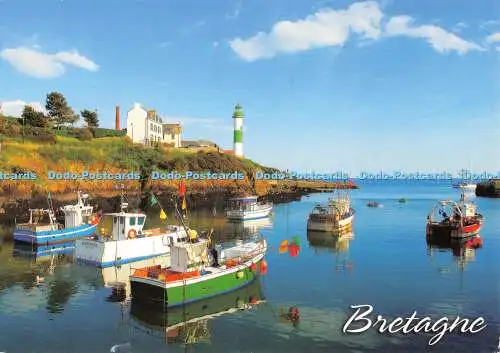 D073331 Bretagne. Der Hafen von Doelan. Wagenheber. J. Y. Guillaume