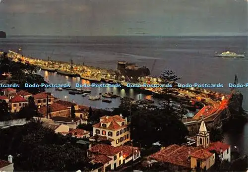 D075914 Madeira. Funchal. Blick auf den Hafen. Francisco Ribeiro. 1975