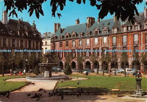 D075932 Paris et ses Merveilles. Quartier du Marais. la place des Vosges vue des