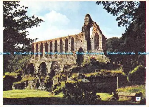 D075973 Abtei Jervaulx aus dem südlichen Osten. Blick auf den Monks Dorter. Walter Sco