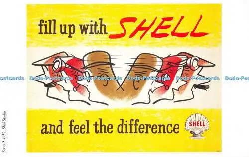 D073437 mit Schale füllen. Und spüren Sie den Unterschied. Shell Poster. Serie. 2. S