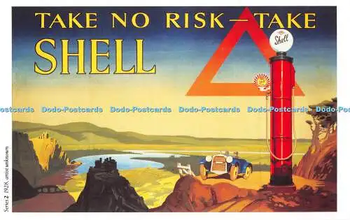 D073440 Take No Risk Take Shell. Shell Poster. Serie. 2. Künstler unbekannt