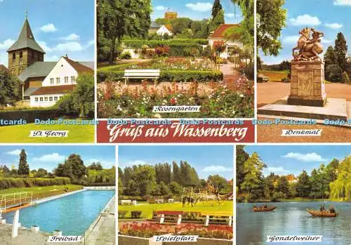 D074838 Gruss aus Wassenberg. Krapohl. Multi View