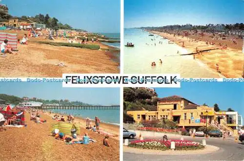 D077400 Felixstowe Suffolk. Strand. Spa Pavillon. FLX 0887. A. C. E. Karten. Mult