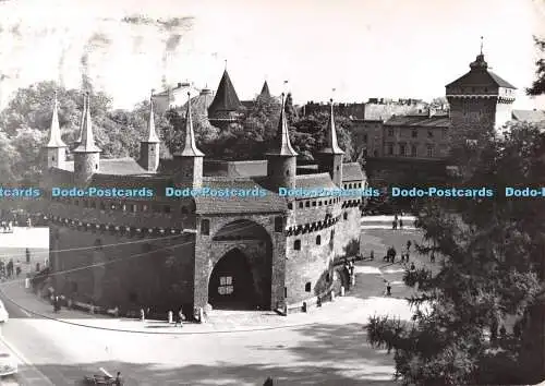 D077464 Krakau. Barbakan i Brama Florianska. S. Arczynski. Ruch. 1968