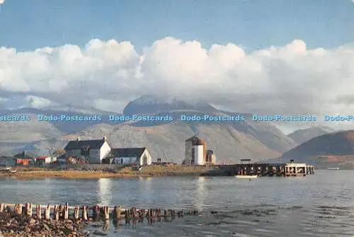 D076241 Ben Nevis. Großbritannien Höchster Berg vom Caledonian Canal aus gesehen En