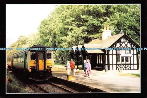 D073710 Schottland. Sutherland. Dunrobin Castle Station. Kleine Station Society. Gr