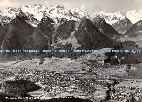 D077571 Bludenz. Vorarlberg mit Rhatikon. Foto Risch Lau. Perutz