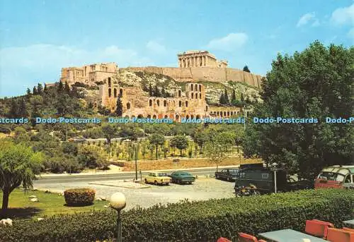 D078839 Athen. Blick auf die Akropolis. Delta