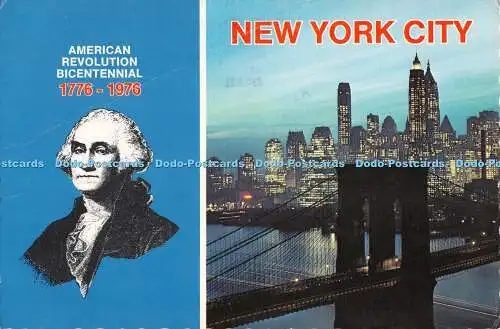 D077610 New York City. American Revolution Bicentennial 1776 1976. Alma. Alfred