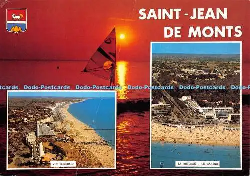 D078878 Saint Jean de Monts. Vue Generale. Artaud Freres. Multi View. 1989