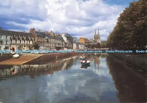 D076413 La Bretagne En Couleurs Quimper. L Odet a Maree Haute. Jos