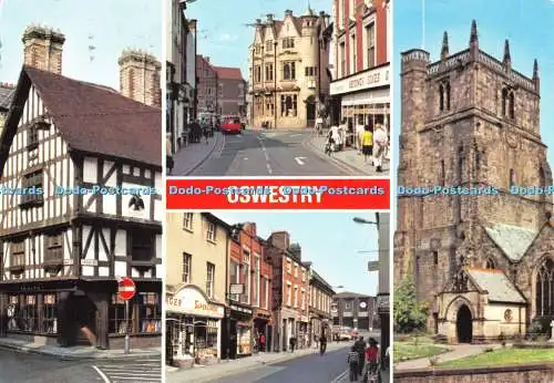 D076418 Oswestry. Cross Street. E. T. W. Dennis. Multi View
