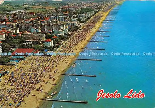 D077729 30017. Jesolo Lido. Blick aus der Luft. Panorama dall aereo. Mag.ni Favalli.