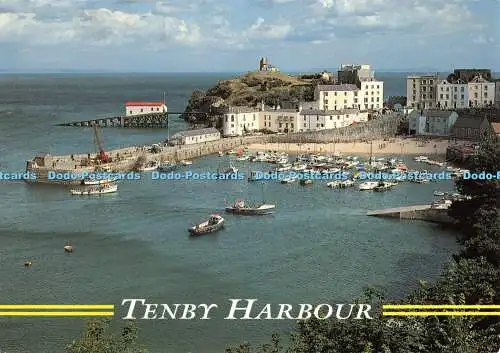 D076501 Tenby Harbour. John Hinde. Peter Baker