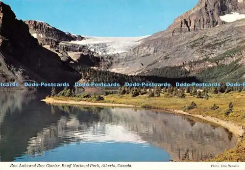 D078999 Kanada. Bow Lake und Bow Glacier. Banff Nationalpark. Alberta. Byron Ha