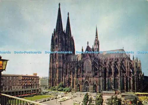 D076549 Köln am Rhein. Die Kathedrale. Südseite. Suhwold Verlag. Nr. 5