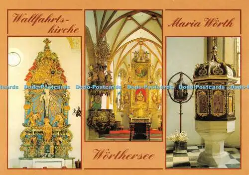 D079031 Wallfahrtskirche. Worthersee. Maria Worth. Nr. 439. Steinmann Ges. Multi