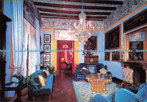 D079038 4 38. Sonett. Salon Azul. Con Mobiliario Siglo XIX. Puigpunent. Mallorca