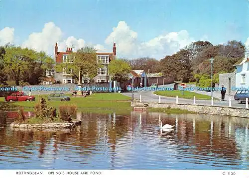 D077799 Rottingdean. Kiplings Haus und Teich. C 1130. Richter