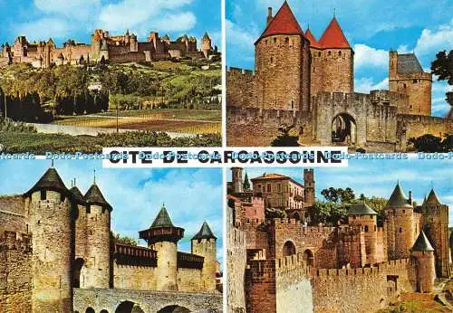D079063 Cite de Carcassonne. Aude. Wie De Coeur. Apa Poux. Albi. Multi View