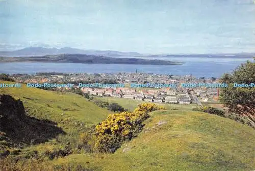 D077833 Arran und Great Cumbrae aus Large. Ayrshire. Douglas Scott. Dixon. 1971