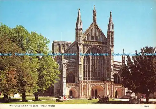 D080500 Winchester Cathedral. Westfront. Richter. C. 2468