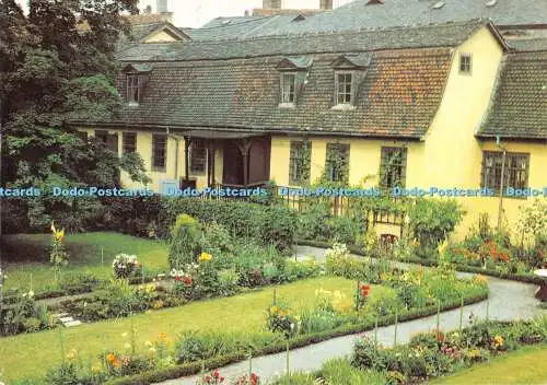 D077848 Weimar. Goethes Haus bei Frauenplan. Gartenblick. Maison de Goethe au Fr