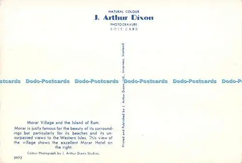 D079135 Dorf Morar und die Insel Rum. Dixon. 3972