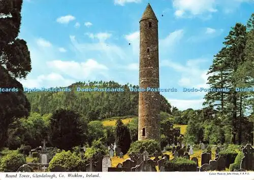 D080565 Rundturm. Glendalough. Co. Wicklow. Irland. Hinde. Nr. 2 227