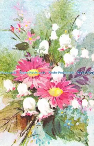 D076676 Blumen. Postkarte