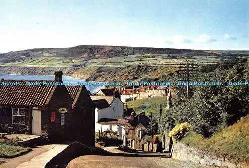 D077924 mit Blick auf Robin Hoods Bay. Yorkshire. Yorks 6413. Dixon